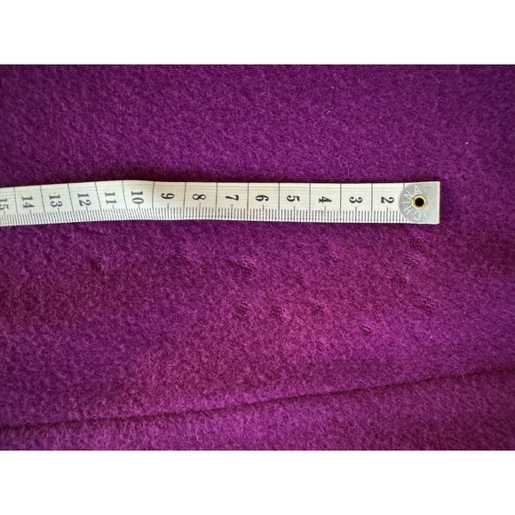 Thierry Mugler Vintage Violet Purple Cape Coat Size 38 S/M - Picture 10 of 12